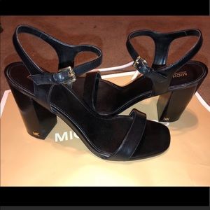 michael kors francine leather sandal